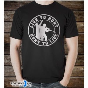 Live To Hunt, Hunt To Live Outdoor Hunting T-Shirt